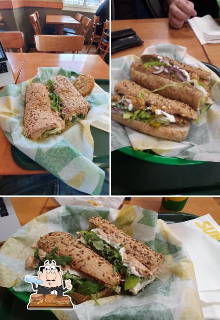 Order a sandwich at Subway Zürich Sihl