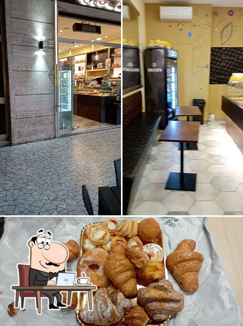 Pasticceria Caffè Miró Livorno si caratterizza per la interni e cibo