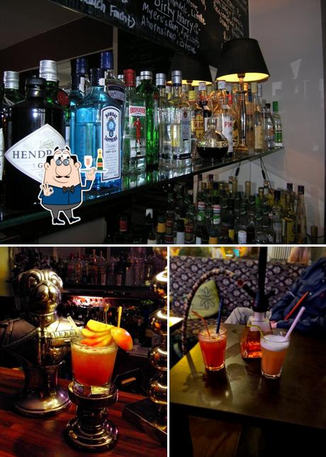 Van Gogh Bar serves alcohol