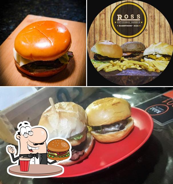 Consiga um hambúrguer no Ross Burger