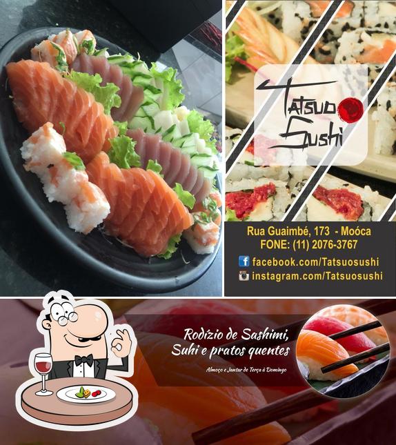 Comida em Tatsuo Sushi