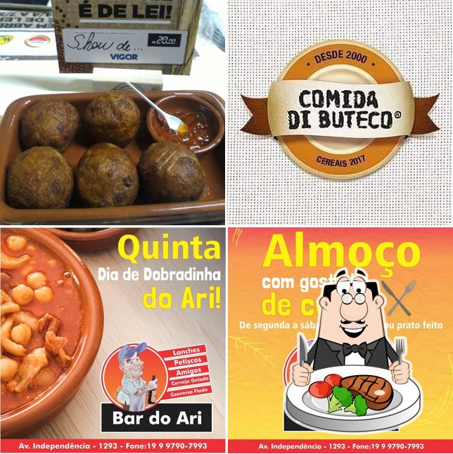 BAR DO ARI provê refeições de carne