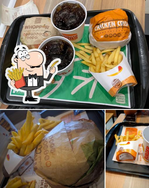 Experimente batatas fritas no Burger King