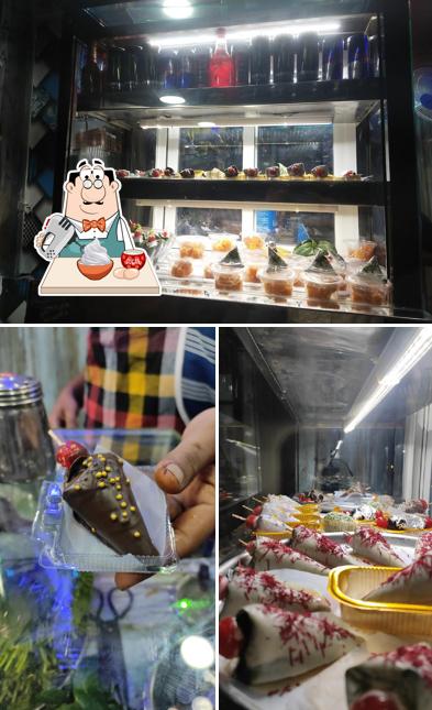 Majeedpur pan palace offers a number of sweet dishes