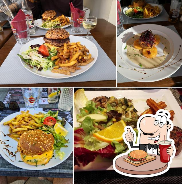 Commandez un hamburger à Restaurant Narbonne - Brasserie des Quatre Fontaines