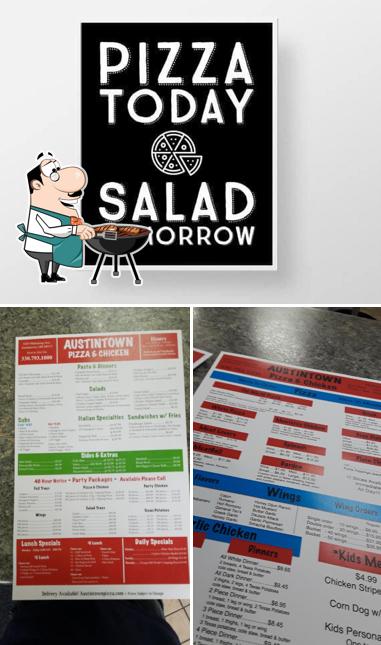 Austintown Pizza and Chicken in Youngstown Restaurant menu and reviews
