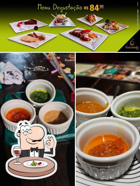 Comida em Guacamole Natal Restaurante Mexicano