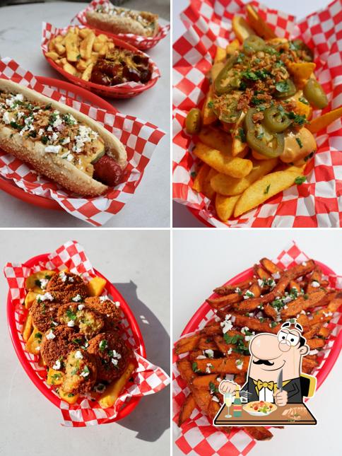 Food at HotDog&Fries