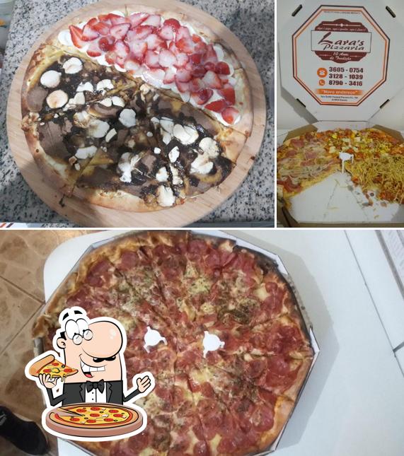 Experimente pizza no Lara's Pizzaria