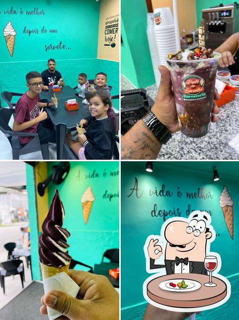 Ponto de encontro sorveteria e lanchonete