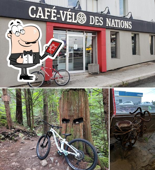 L'extérieur de Café-Vélo des Nations