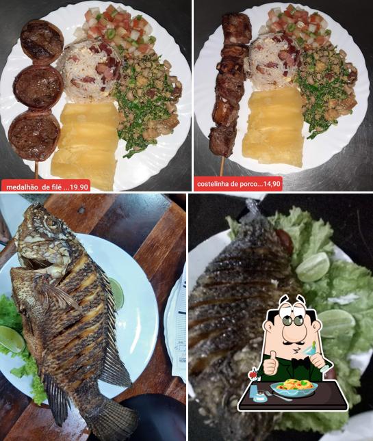 Platos en Churrasquinho do Barbosa