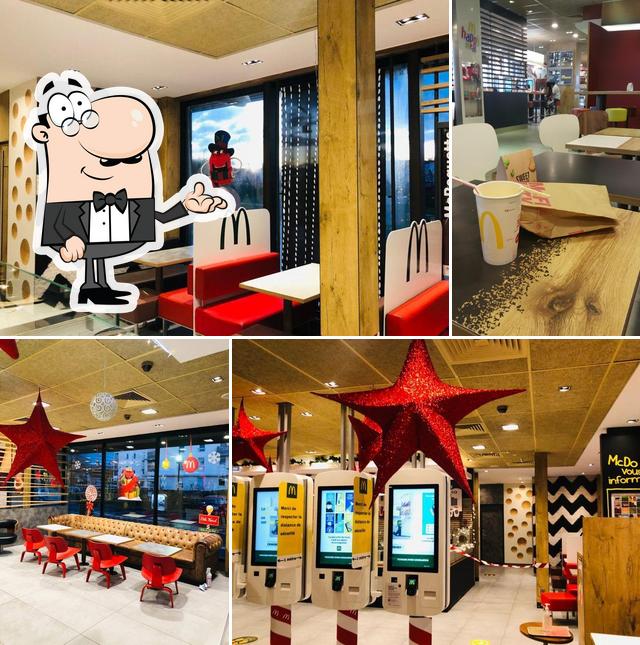 L'intérieur de McDonald's