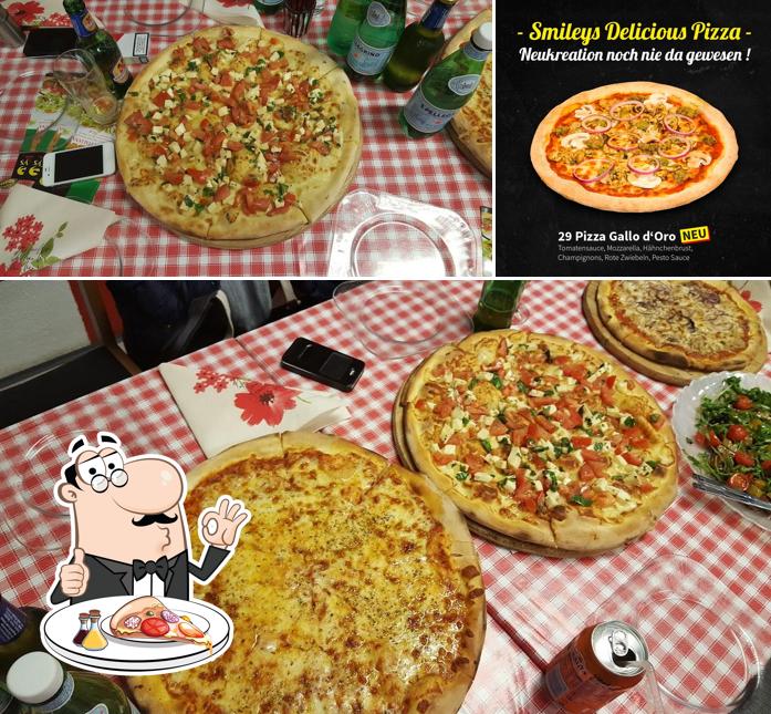 Scegli una pizza a Smileys Pizzakurier