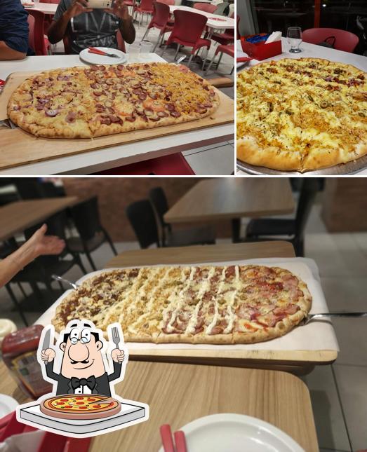 Consiga pizza no Garagem Pizzas Express