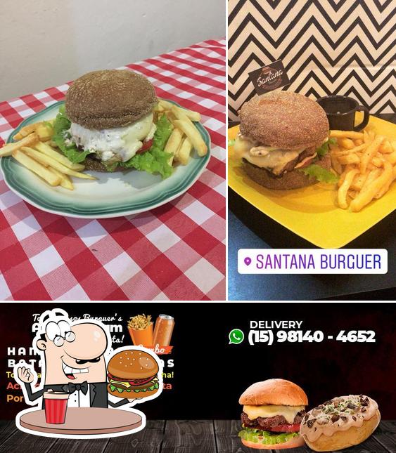 Experimente um hambúrguer no Santana Burguer