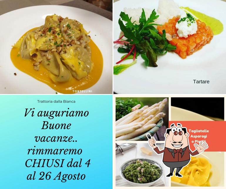 Cibo al Trattoria dalla Bianca