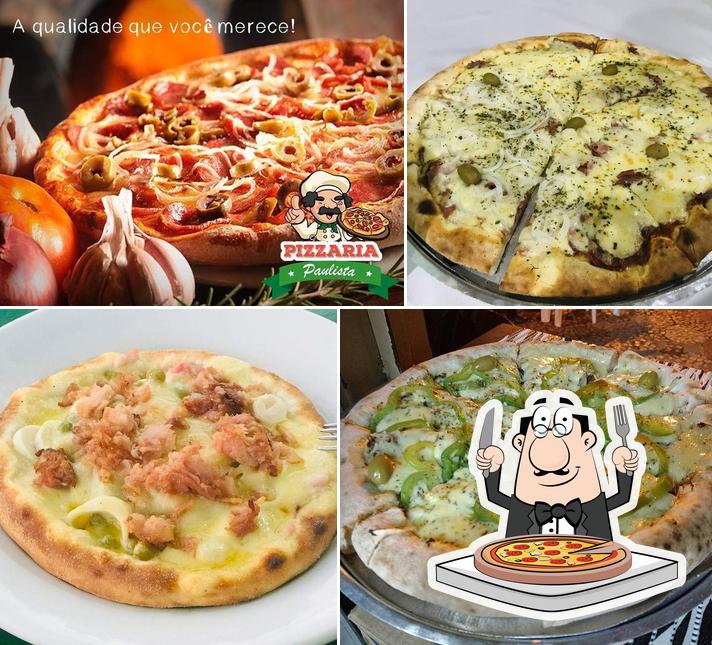 Peça diversos estilos de pizza