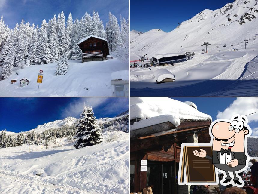 Gli esterni di Le Rouge Restaurant & Après-Ski, Verbier