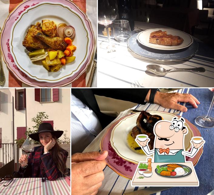 Cibo al Trattoria Moderna Due Mori