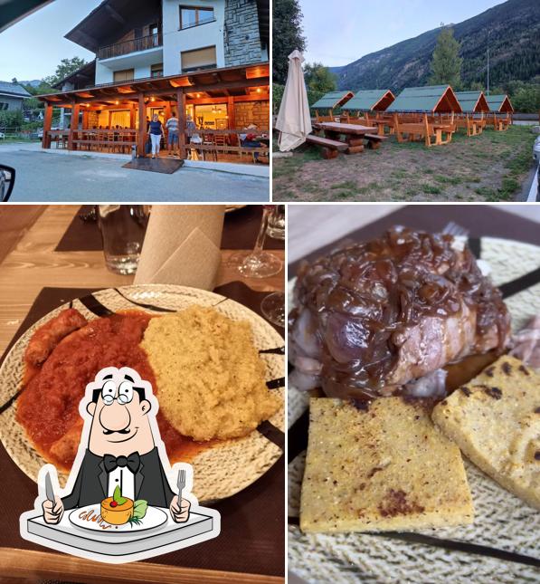 Dai un’occhiata alla foto che raffigura la cibo e esterno di Ristorante L'Ultimo