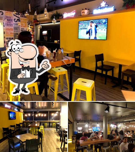 O interior do Hamburgueria SA no Centro - RJ