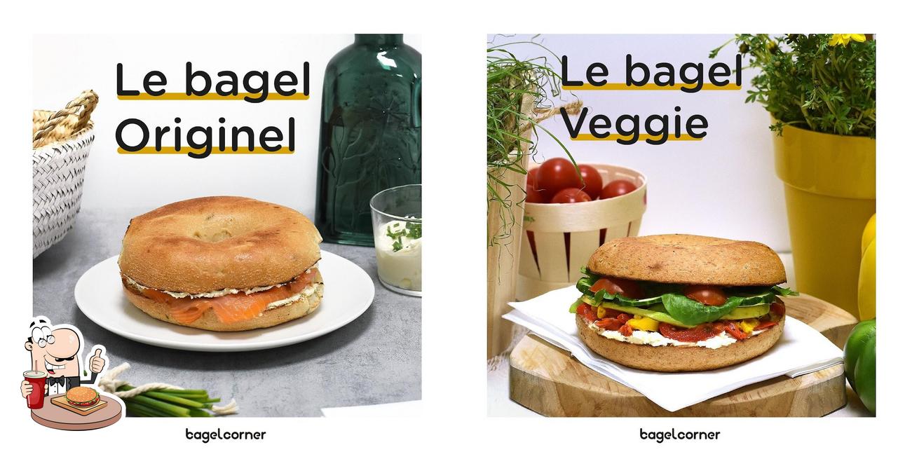 Les hamburgers de Bagel Corner Tours will satisferont différents goûts