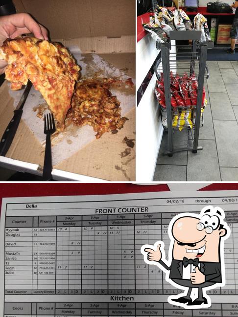 Bella Pizza in Centreville Restaurant menu and reviews
