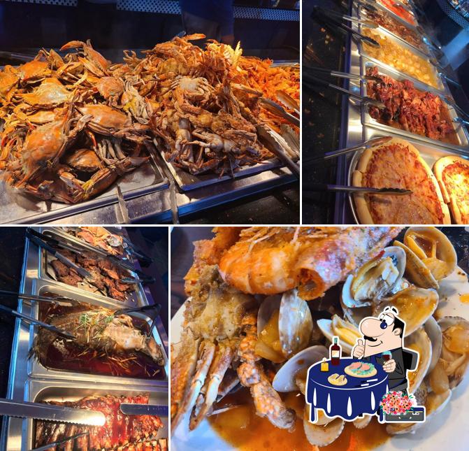 Order seafood at Crab Du Jour Xpress Cajun Seafood