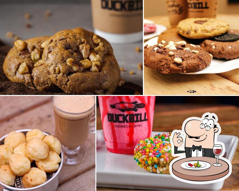 Comida em Duckbill Cookies & Coffee