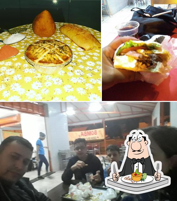 Comida em Marrom Glacê