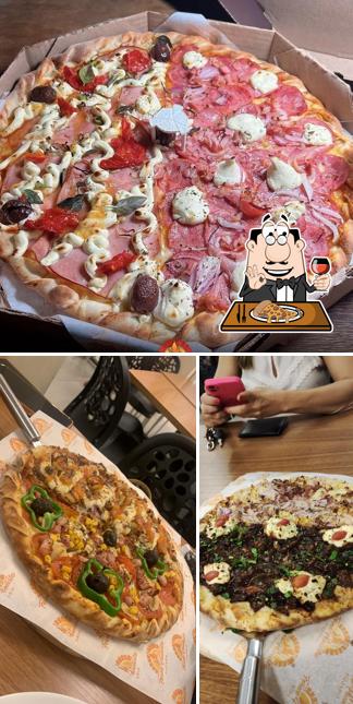 Experimente diversos tipos de pizza