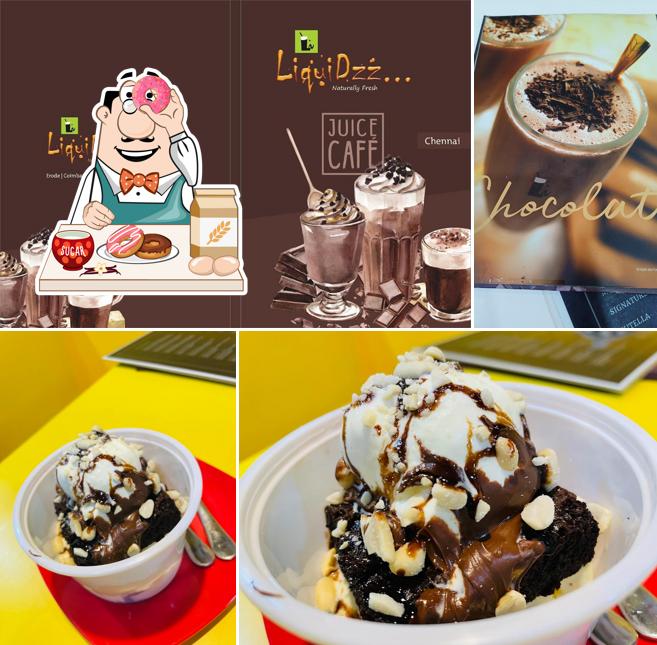LiquiDzz Cafe offers a variety of desserts