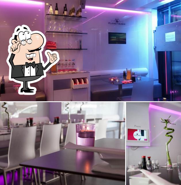 L'intérieur de Planet Sushi