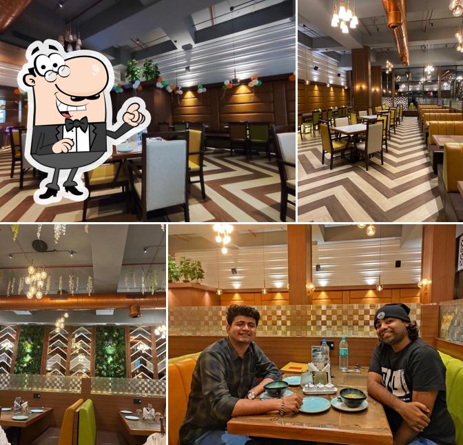 The interior of IndiGo Spice Dombivli