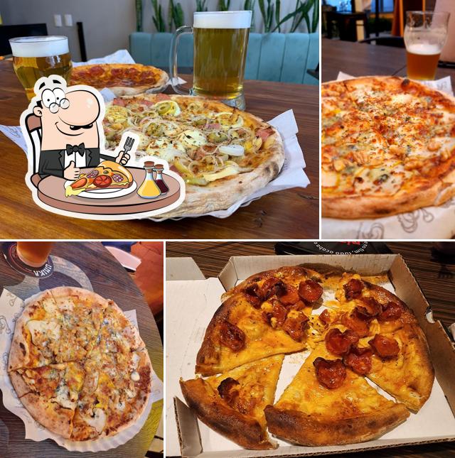 Order pizza at Schaefer Pizza Pub