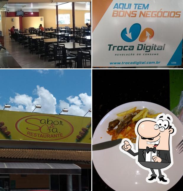Veja imagens do interior do Sabor e Cia