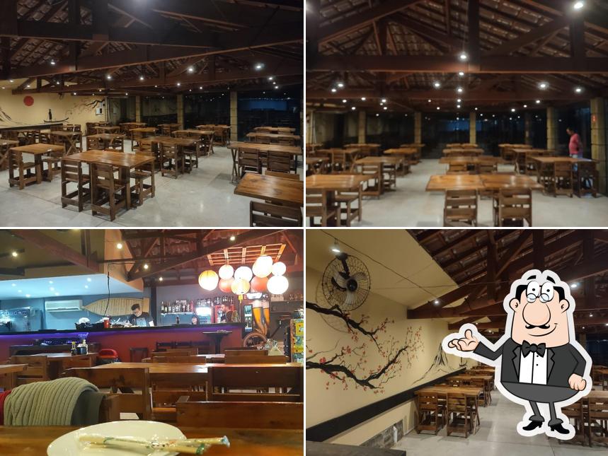 Veja imagens do interior do Wassabi