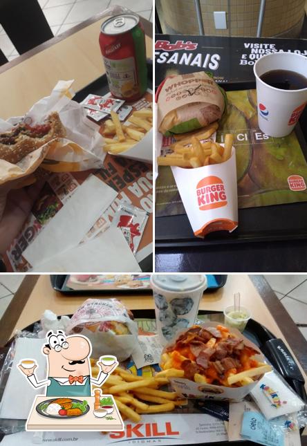 Comida em Burger King