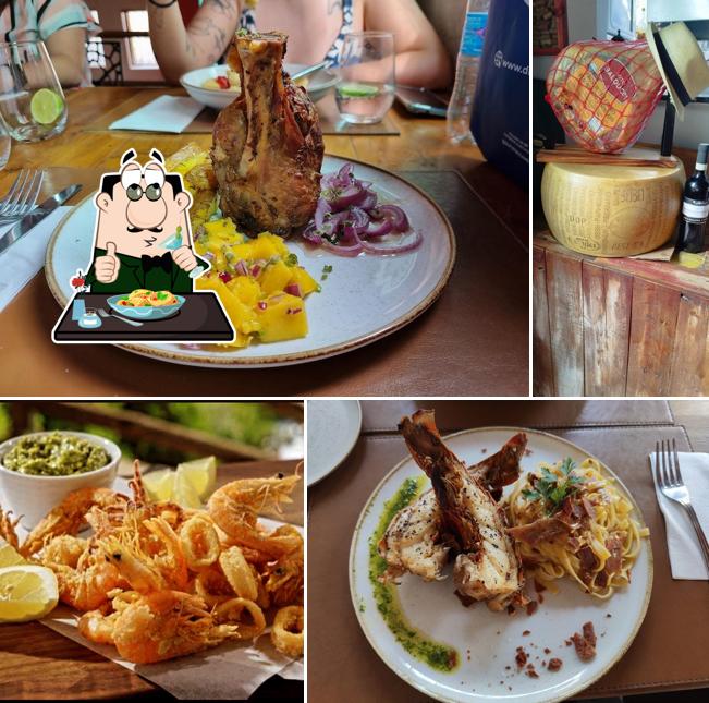 Platos en Osteria Via Emília
