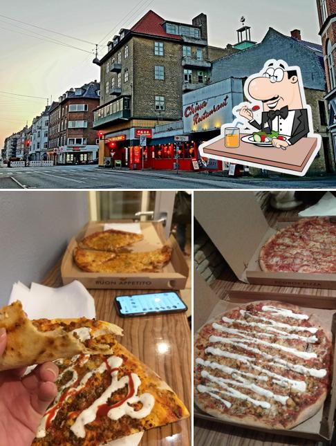 Voici la photo affichant la nourriture et extérieur sur Elika Pizza