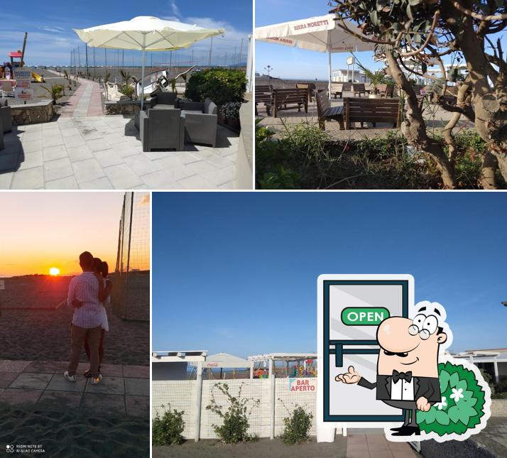 Gli esterni di Bar Stabilimento Balneare Il Tirreno