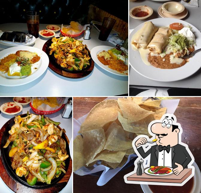 Food at El Porton Mexican Restaurant