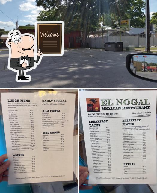 El Nogal Mexican Restaurant in San Antonio Restaurant menu and reviews