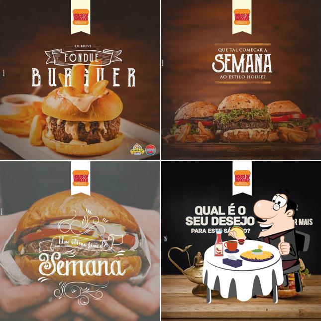 Hambúrguer em House of Burguer Franchising