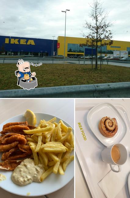 Tra le varie cose da IKEA Rothenburg Restaurant si possono trovare la cibo e esterno