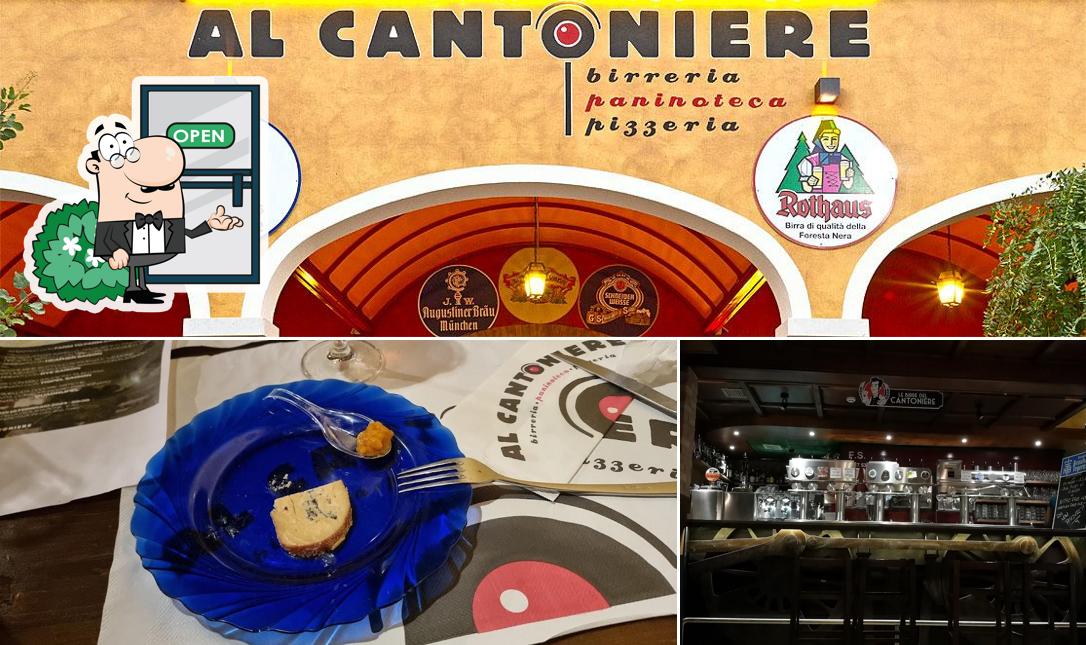 La foto di esterno e cibo da Al Cantoniere