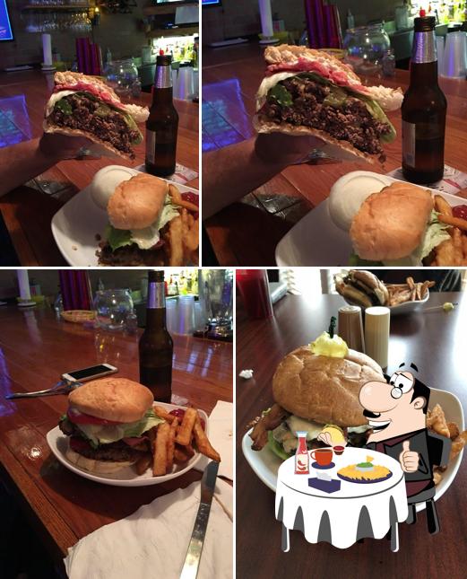 Get a burger at Kaitlyn's Lighthouse Pub & Grill