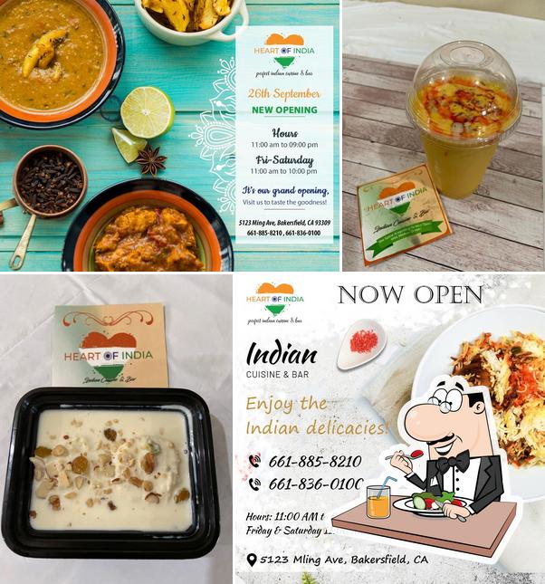 Heart Of India Bar & Restaurant in Bakersfield Restaurant menu and
