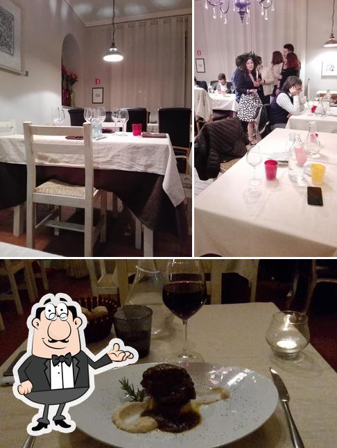 Questa è la immagine che presenta la interni e vino di L'amico Fritz Bistrot